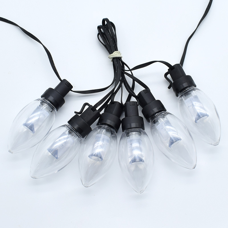 Twinkle Star C9 Outdoor String Lights Beautiful Christmas Waterproof Patio Light String with 8 Lighting Modes for Wedding Garden