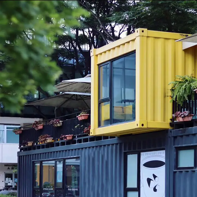 Giantsmade Customized Container Dormitory Storage Container Tiny House For Shopping Center Street