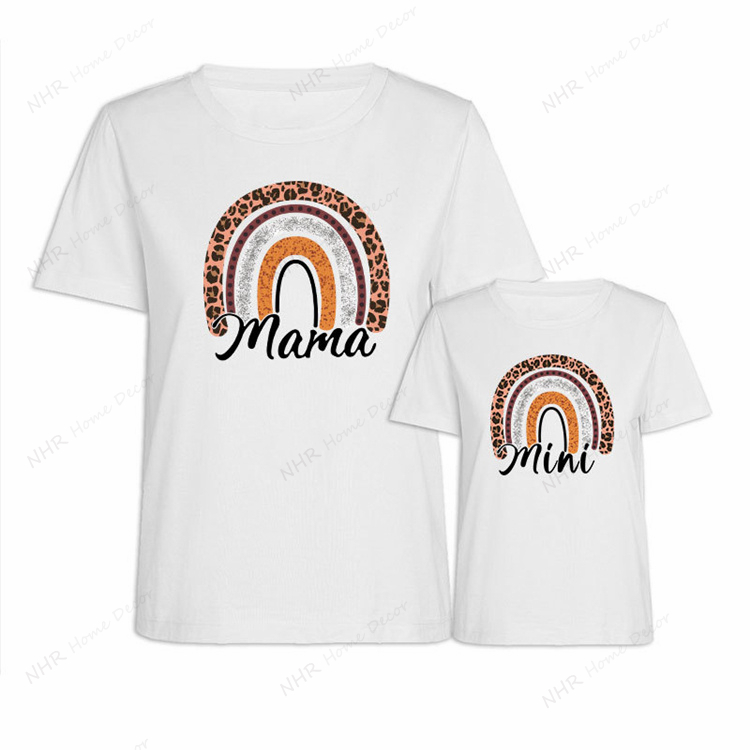 Family Matching Clothes Mother Daughter Clothing T Shirt Mommy And Me Clothes Baby Girl T-Shirt Family Matching Outfits Swimming