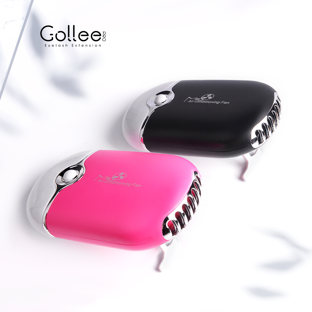 Gollee розовый черный Usb кондиционер сушилка для ресниц мини сушилка для ресниц вентилятор для наращивания ресниц воздуходувка