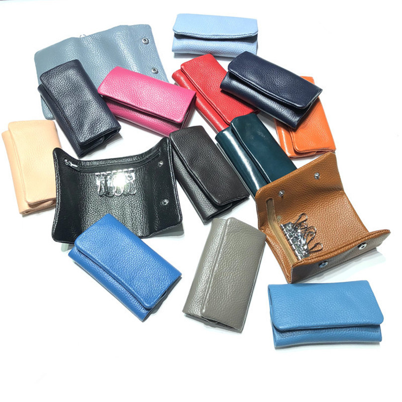New Arrival Slim Genuine Leather Money Bag Key Bag Key Holder Wallet Key Wallet