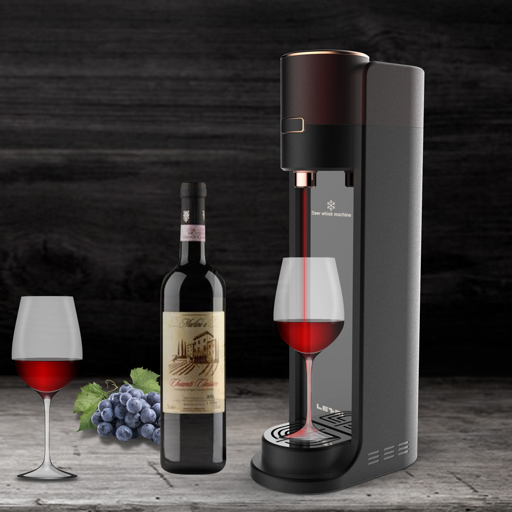 One Touch Handy Beer Bubble Maker Device Automatic Electric Wine Decanter