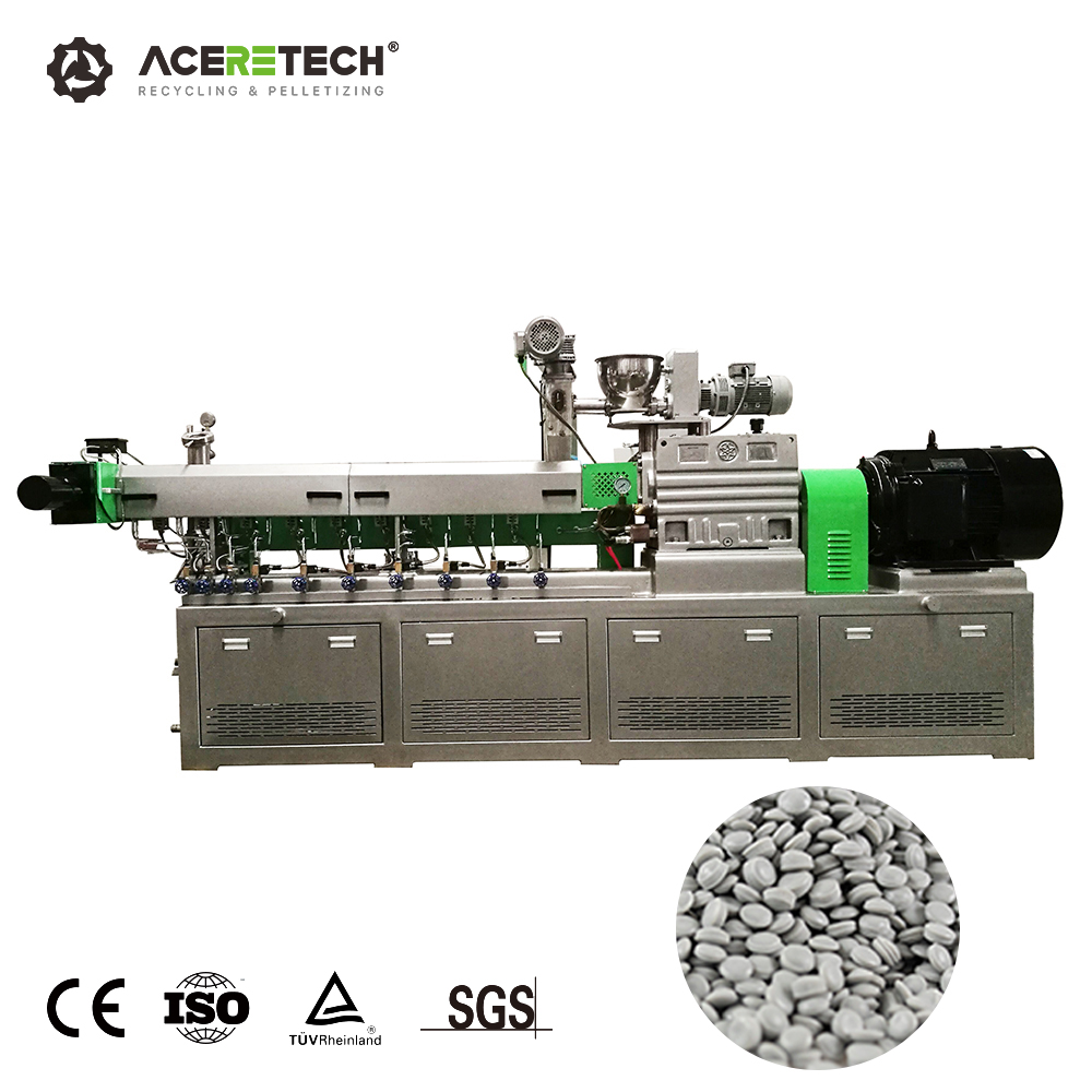 Energy Saving PP PE ABS PVC Recycling Extruder Double Screw Extruding Granulator Machine Twin Screw Extruder For Plastic
