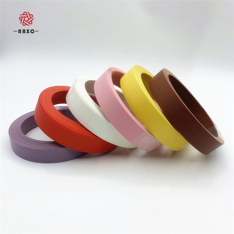 Tapacantos Solid Furniture Accessories Melamine PVC Edge Banding High Quality Tape for Cabinets Adhesive Plastic Trim
