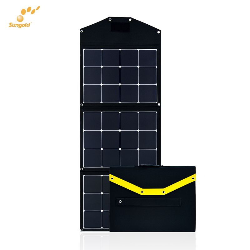 Водонепроницаемая ткань SunPower портативное складное одеяло 120 Вт Складная солнечная панель