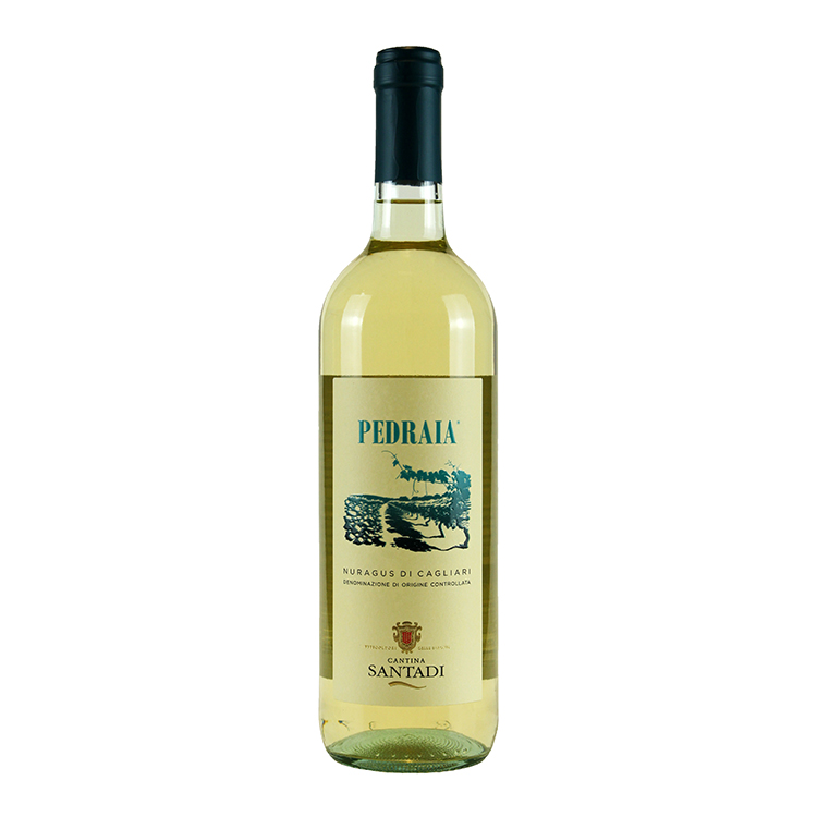 Оптовая продажа Сардиния Dop стеклянная бутылка 0.75L 100% нурагус 13.50% итальянская Белая стол Bianco вино италия