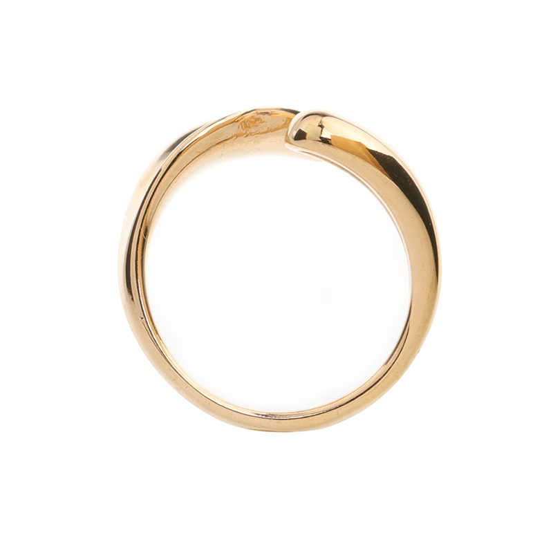 JR0035 французская мода 14k золотые женские кольца из нержавеющей стали с одним листом бесплатный образец