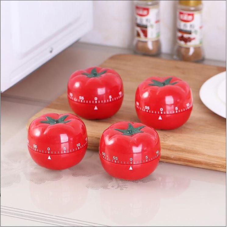 Wholesale 60 Min Kitchen Timer Baking Alarm Clock Tomato Shape Kitchen Timer Reminder Mechanical Countdown Timer