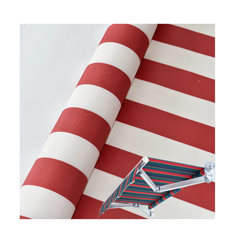 100% solution dyed acrylic awning fabric