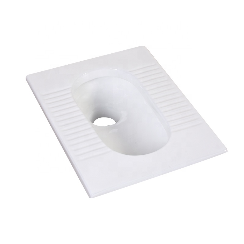 Sanitary ware ceramic made in china without trapway squat pan wc toilet