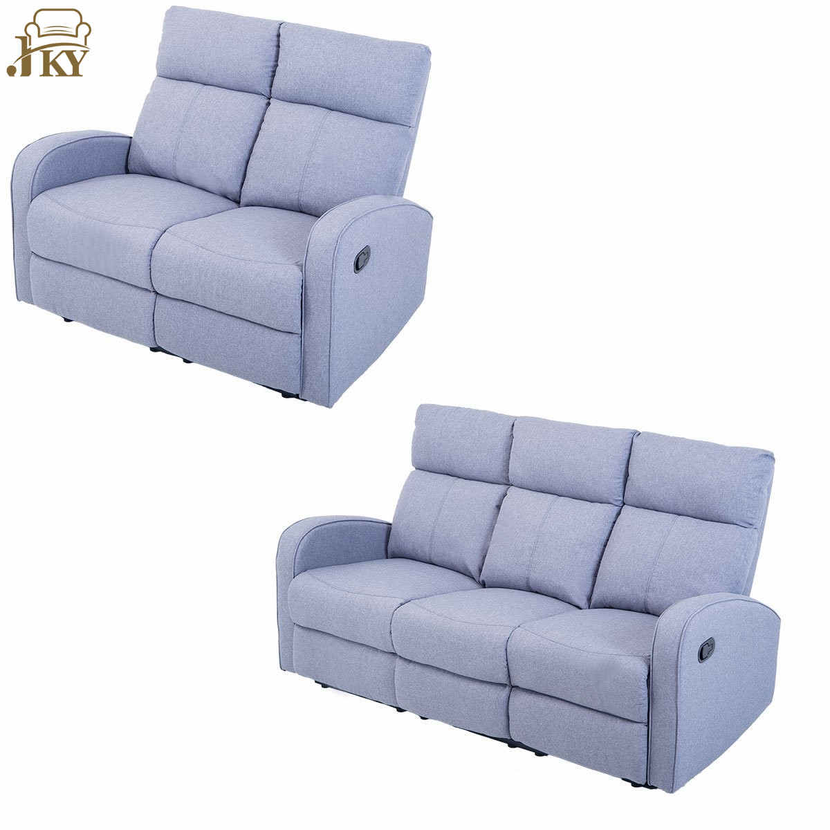 JKY Furniture Living Room Recliner Sofa Seat Chair Furniture Modern Contemporary Upholstered Electric Reclining Power Sofa