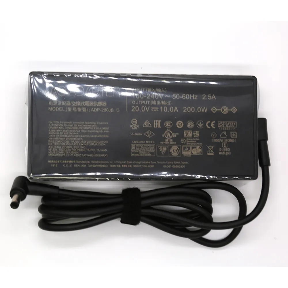 Original new 20V 10A 200W Laptop AC Adapter Charger ADP-200JB D For Asus ROG Zephyrus G15 GA503 series laptop adapter