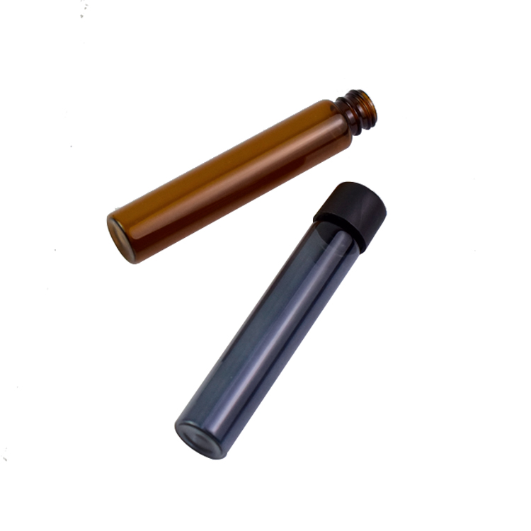Borosilicate colored glass tube preroll joint packaging custom child proof cone tube pre roll box OEM logo or label cbd packing