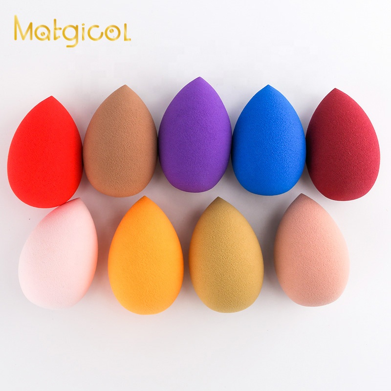 Matgicol Non latex Free Sample Beauty Sponge Gourd Shape Makeup Sponge