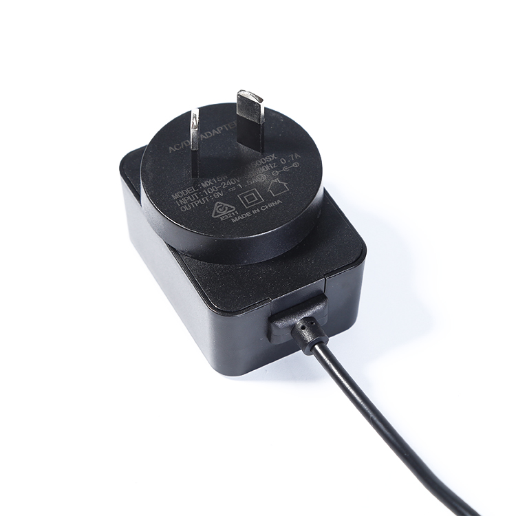 Saa certified table lamp use 5volt 2a 2.5a 12v1.25A wall power adapter with switch on/off 1.8m