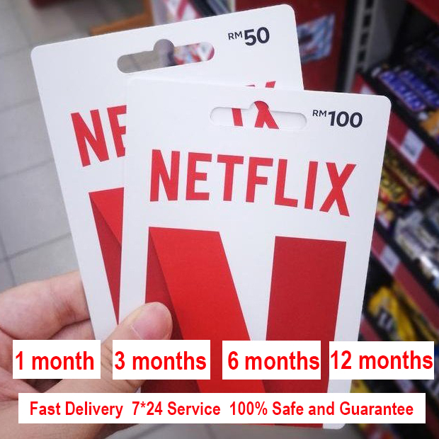 Подарочные карты Netflix могут заряжаться за аккаунты 4K premium Netflix для подписки на Netflix 1 месяц 3 6 12 месяцев 30 дней