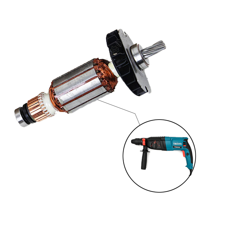 Factory wholesale Armature Electric Hammers Spare Parts GBH 2-26 Rotor Armature