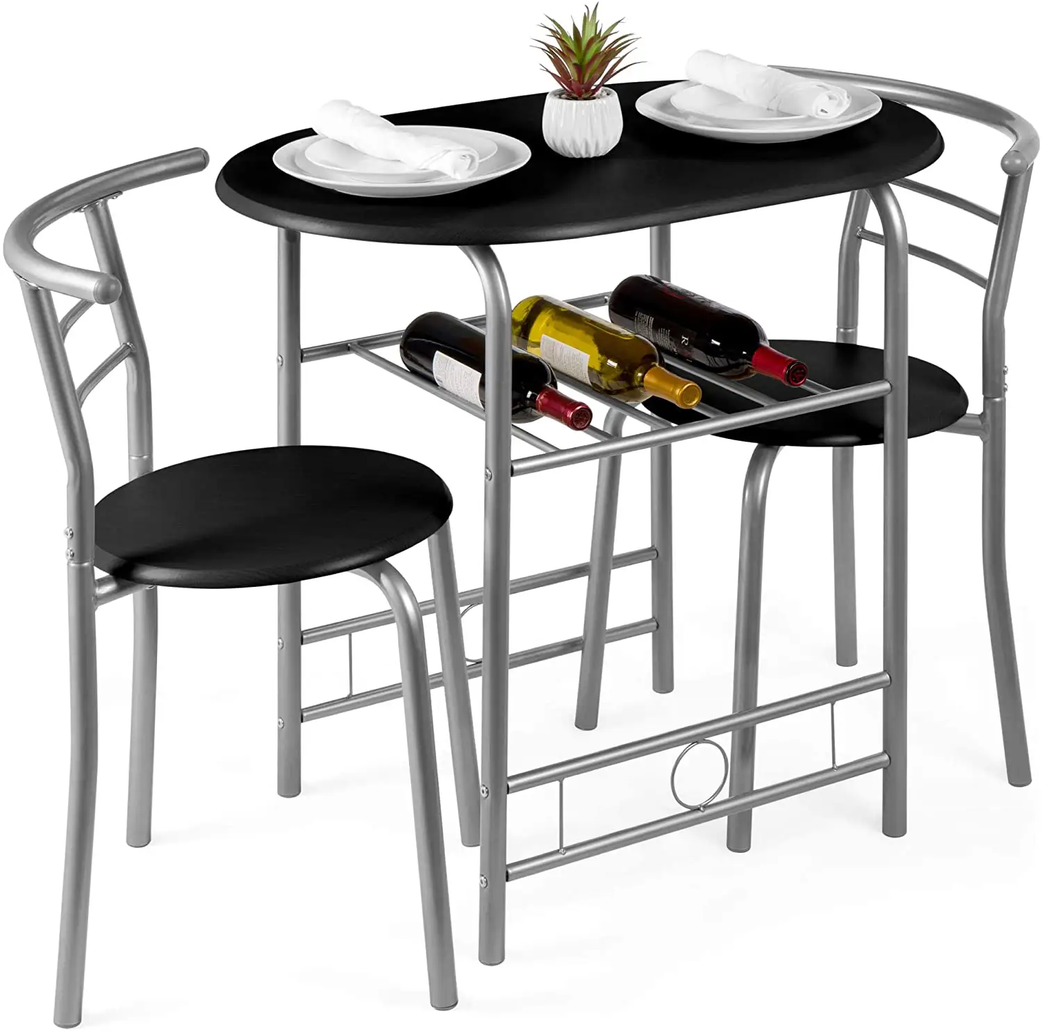 Multifunction Furniture Simple MDF Saving Space Foldable Expandable Dining Table Set for Small Space