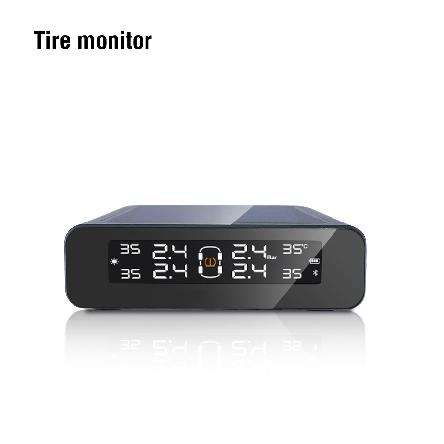 Высококачественная Умная Система контроля давления в шинах tpms, прикуриватель C110, Автомобильная сигнализация с 4 внутренними TPMS