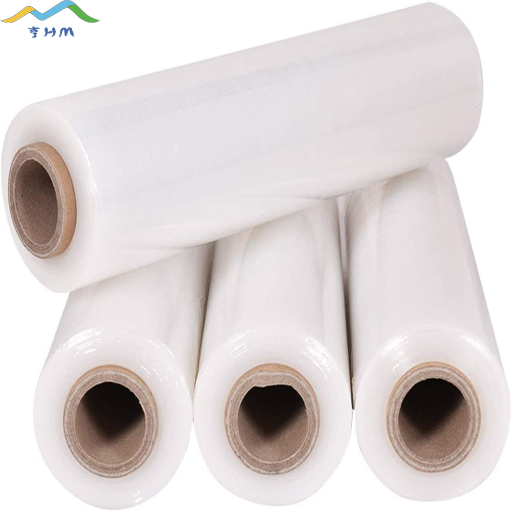 Latest blow molding process LLDPE stretch film wrapping machine made in Hangzhou, China
