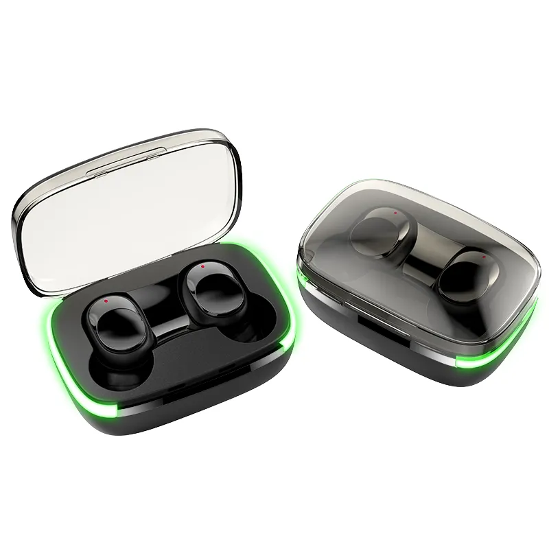 New Product Y60 Tws Earphone Led Display Gaming Breathing Light Wireless Earbud with Charging Case