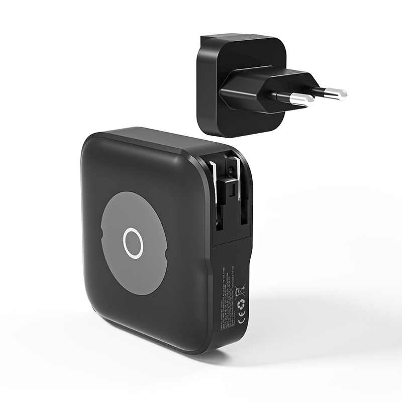 Amazon Top Selling 3 in 1 Travel Power Adapter QC 3.0 USB Wall Charger PD 20W Wireless Power Bank qi Fast Wireless Charger