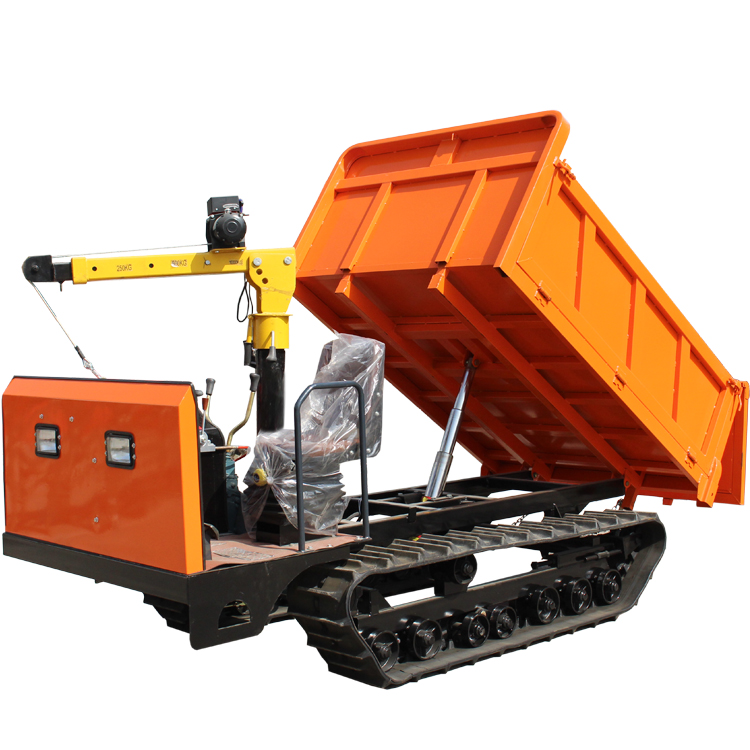 Мини-самосвал power barrow, мини-самосвал 4x4, гидравлический дешевый мини-гусеничный самосвал