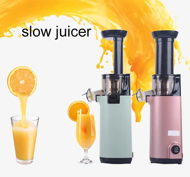 2022 New Design Mini Slow Juicer Fruit Juicer Oem Mini Rechargeable Fruit Slow Juicer Blender