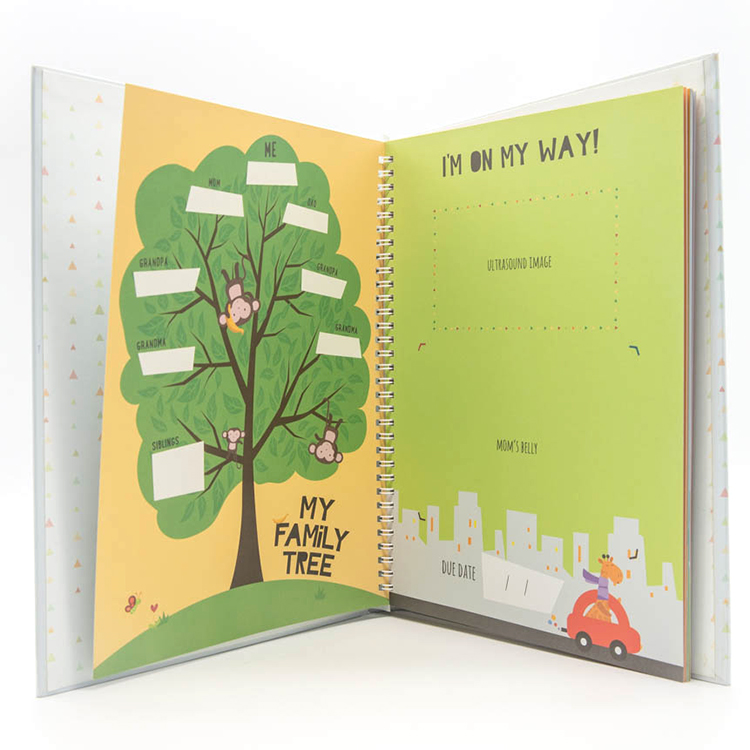 Customized High Quality Full Color Children's Study Note-Book Printing Service
