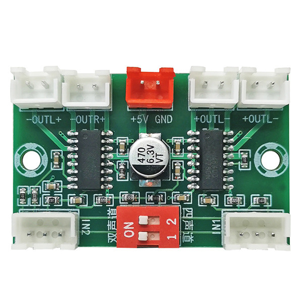 XH-A156 USB 5 в источник питания DIY поддерживает двойной аудио вход 4*3 Вт выход четырехканальный PAM8403 мини-плата цифрового усилителя мощности