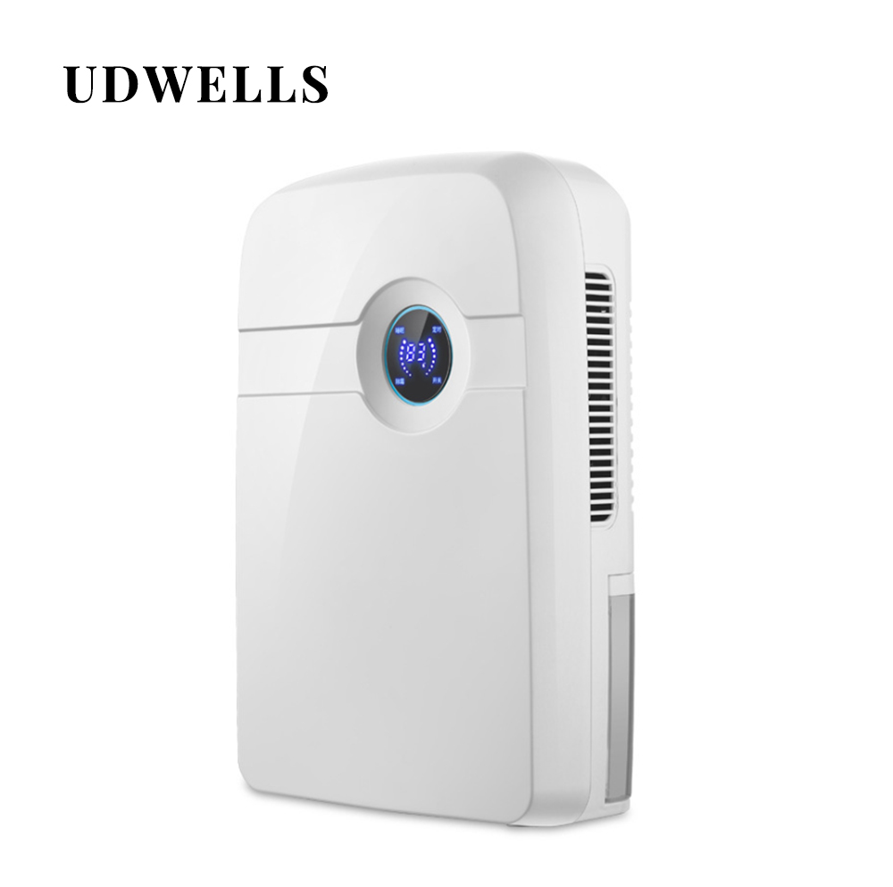 UDWELLS автоматический легко двигающийся Портативный Регулируемый хладагент гумидистат 2200 мл бак для воды размораживающий осушитель