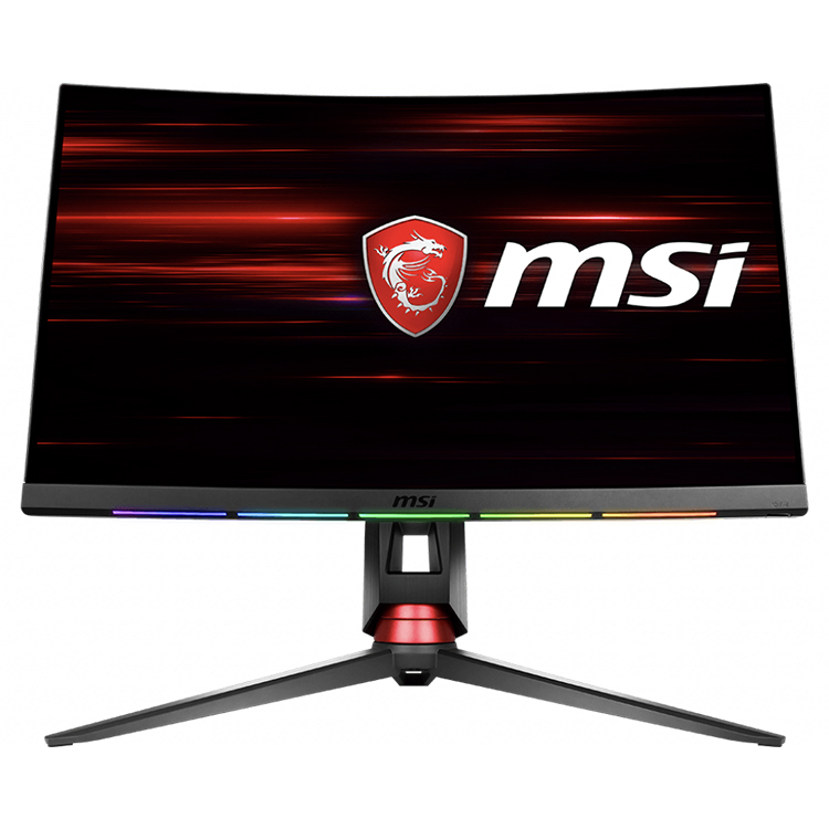 MSI Full HD RGB игровой светодиодный небликовый супер узкий ободок 1 мс 1920x1080 144 Гц Частота обновления e FreeSync 27 изогнутый игровой монитор