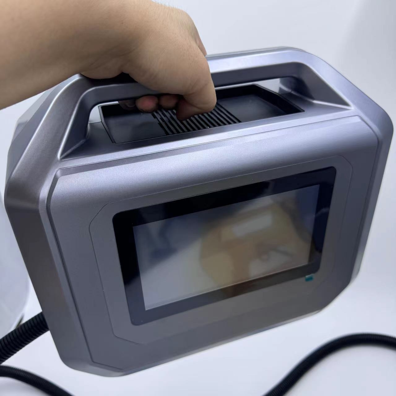 20W 30W 50W Fiber Portable HandHeld Laser Engraver Marking Machine Date Logo Expiry Date Printer