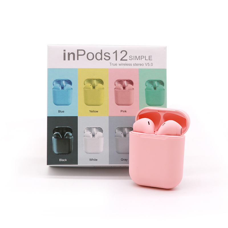Macaron Android ios BT V5.0 наушники мини Tws i12 беспроводные Sem Fio Bluetooth Fones De Ouvido Inpods 12