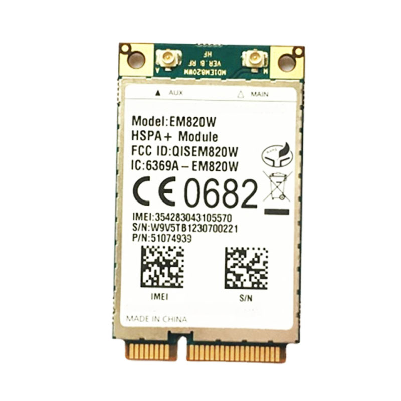 3G Module for HuaWei EM820W GSM WCDMA 3G Wireless WWAN Mini PCI-E Card HSPA+ 21Mbps original Support SMS, Data, GPS
