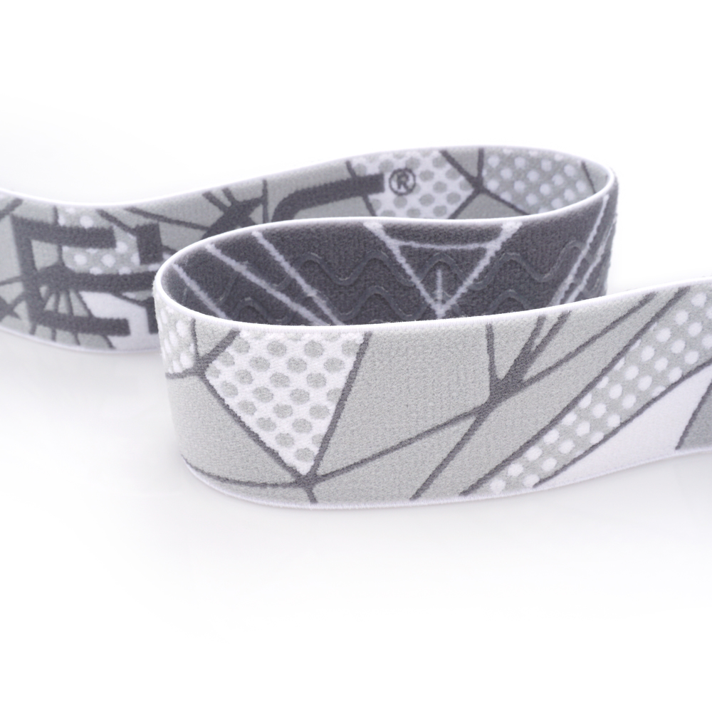 Anti-Slip Silicone Printed Elastic Band Silicon Grip Jacquard Clothing Shoes Home Textiles Offered Sample Garment Accessories