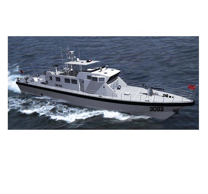Высокоскоростной морской патрульный катер Grandsea из стеклопластика, 32 м, 35 узлов, для продажи