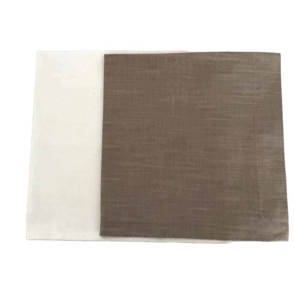 100% cotton linen look design tablecloth napkin