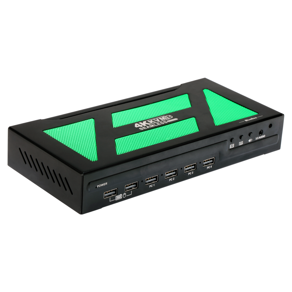 4K HDMI KVM переключатель 4 порта HDMI USB переключатель 4x1 HDMI переключатель Quad MultiView
