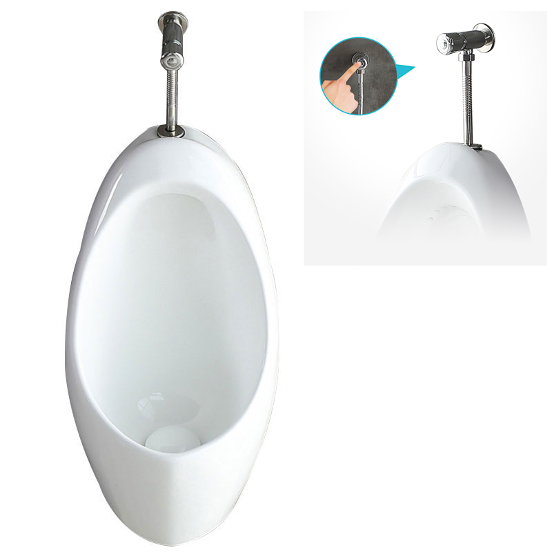 China Factory Sanitary Ware Public Wall Mounted Men Automatic Sensor Water Saving Ceramic Piss Wc Toilet Urinal