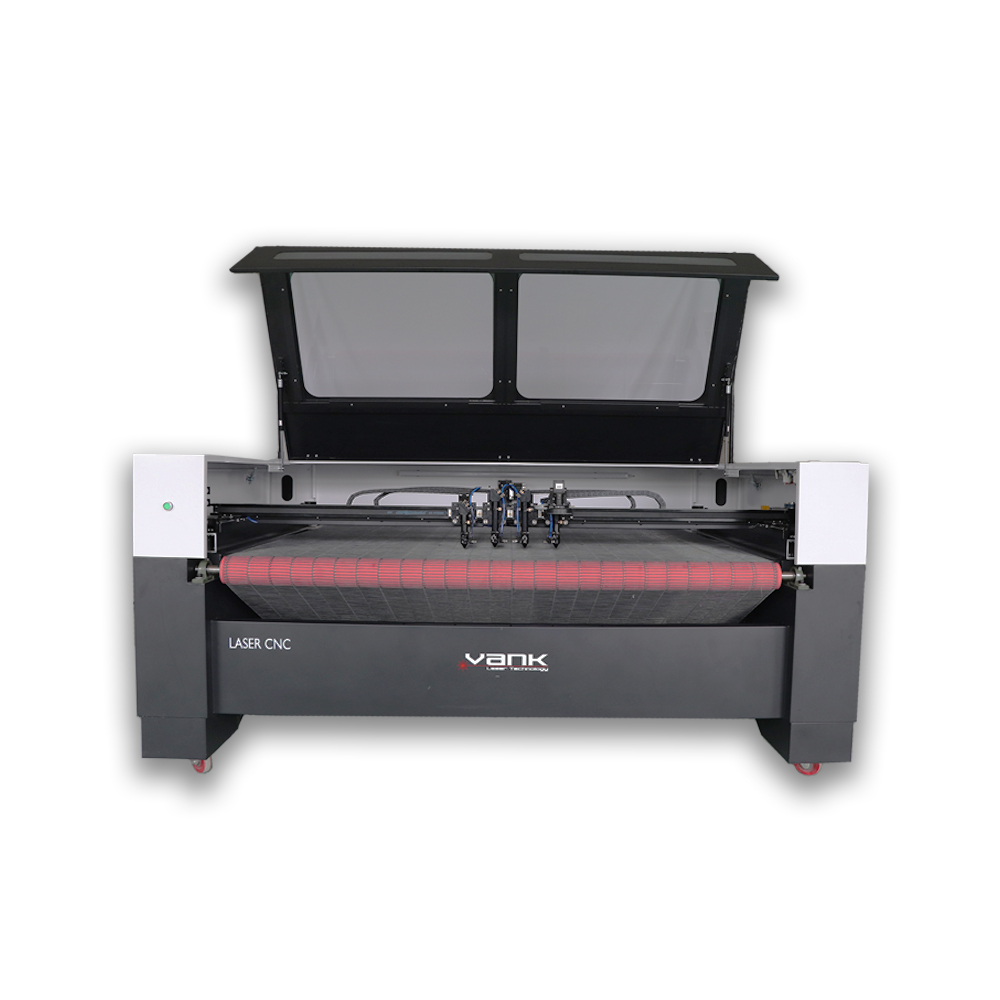 Vanklaser, 4 головки, автоматическая машина для лазерной резки ткани
