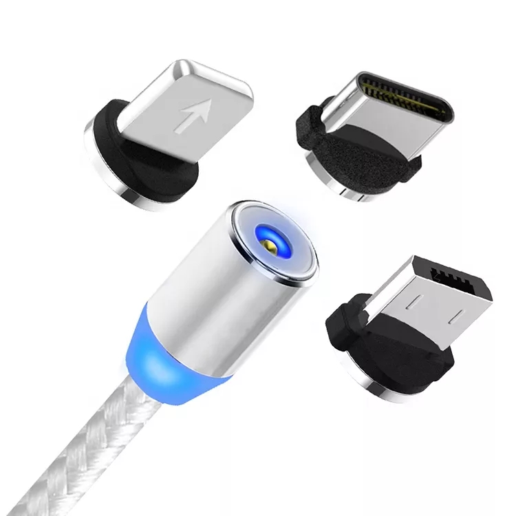 Новое поступление, 3 вилки, 3 в 1, магнитный кабель Micro Usb для быстрой зарядки, Тип C, Usb C, кабель для передачи данных телефона, зарядное устройство для Samsung, Android, IOS