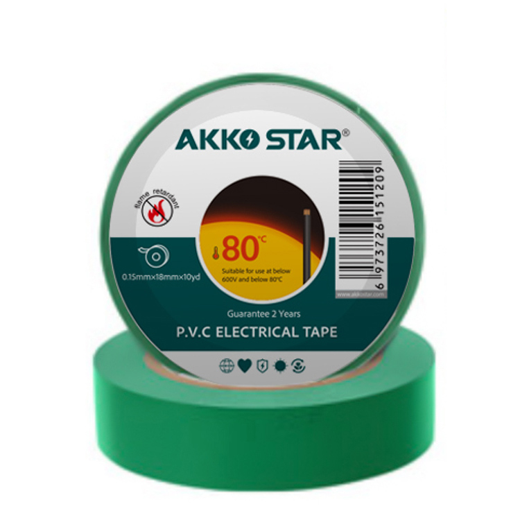 Электрическая лента AKKOSTAR 10Y, изоляция из ПВХ, огнестойкая изоляционная лента черного цвета mixcolor