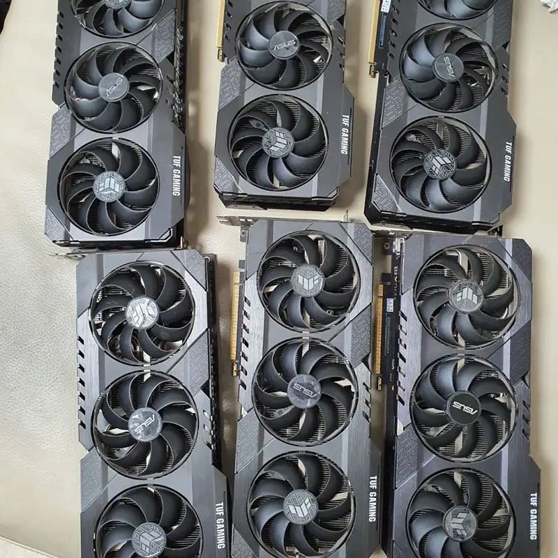In stock Used Cheap High Gaming RTX 3060 3070ti 3080ti 8Gb 256 384 Bit non-LHR Graphics Card used graphic card