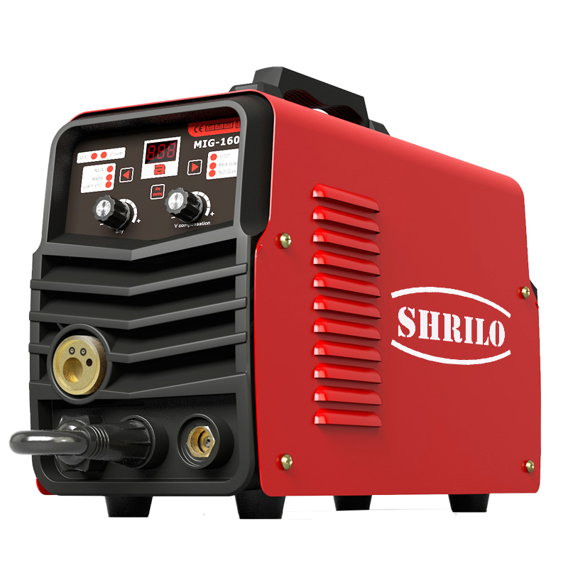 Mini 160a soldador 3 em 1 mini 3 in 1 IGBT inverter MMA TIG MIG MAG CO2 gas gasless welder MIG welding machine MIG-160