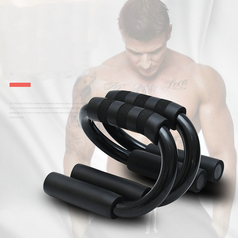 2021 popular portable S-type carbon steel sporting goods household fitness equipment Russian push ups