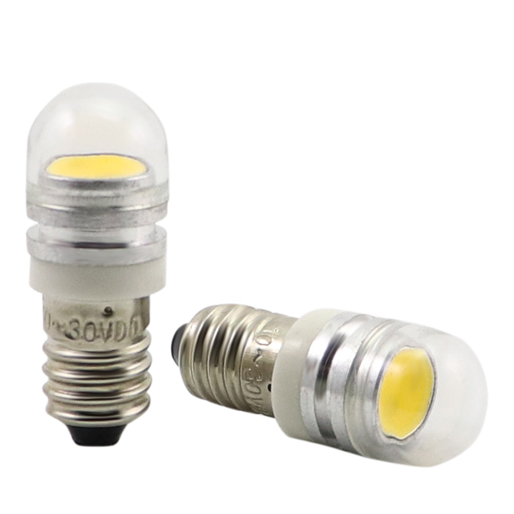 Пилотные огни белый/теплый белый E10 Led 12-24VDC/12 В/24 В Ba9S led 1 Вт Светодиодный индикатор