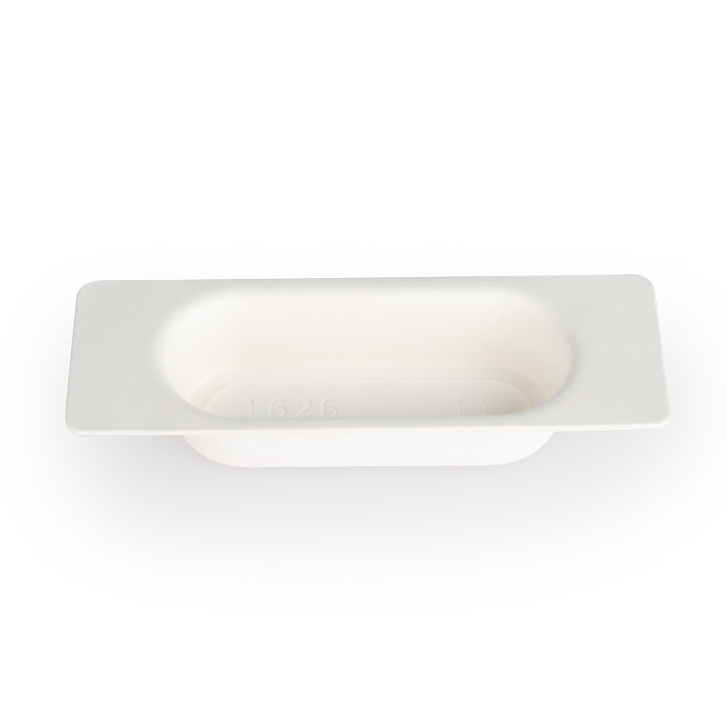 Custom Wet pressed compostable recycled molded perfume paper pulp tray sugarcane bagasse pulp paper insert packaging
