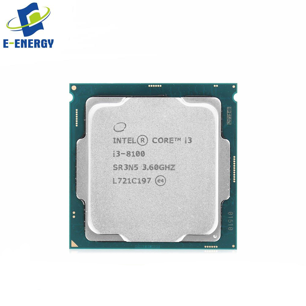 Intel Core i3-8100 Coffee Lake Quad-Core 3,6 GHz LGA 1151 65W SR3N5 настольный процессор
