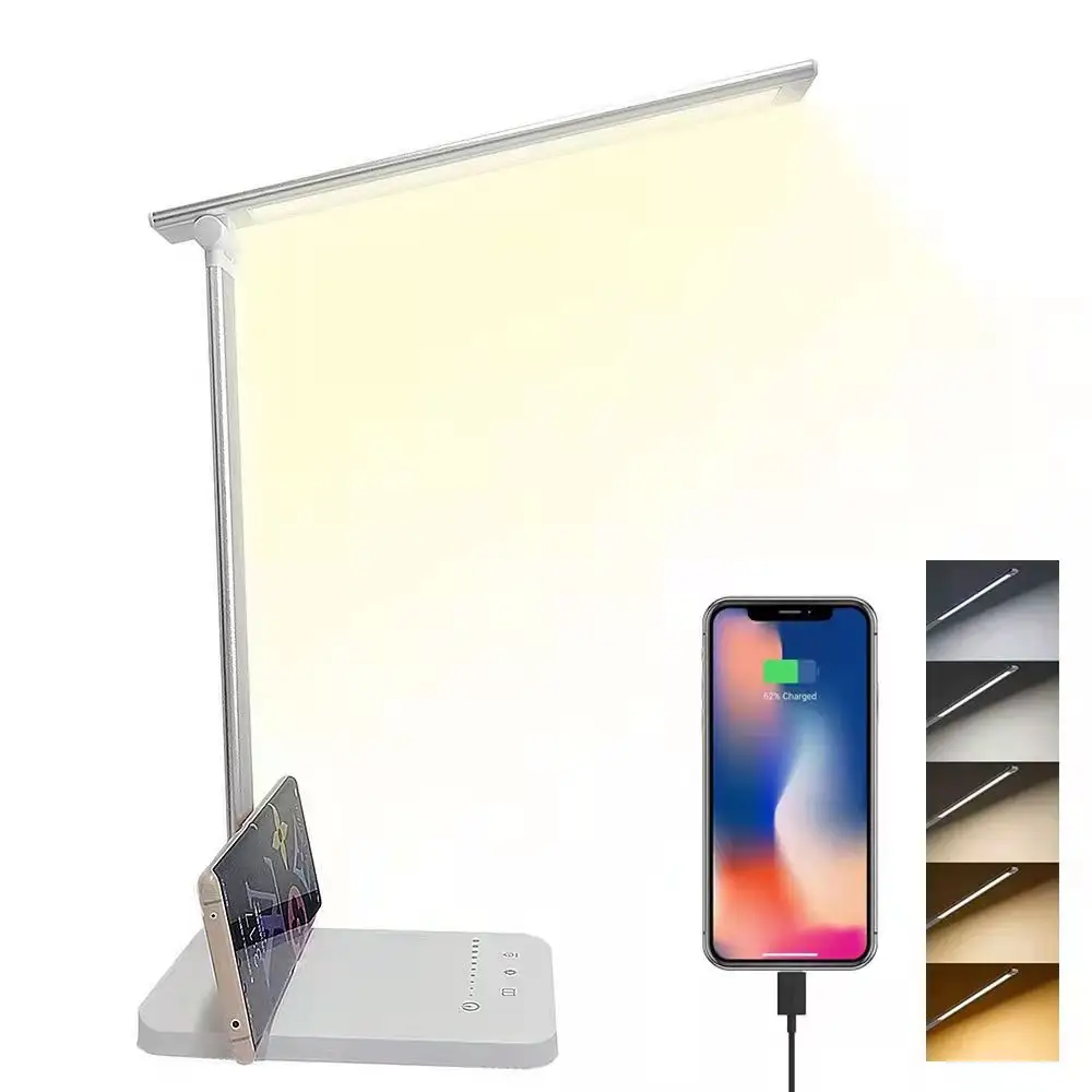 Lamp Desk 8W Aluminum Dimmable Reading LED Lamp 5 Models with 8 Brightness Levels with Touch Control LED Desk Lamp